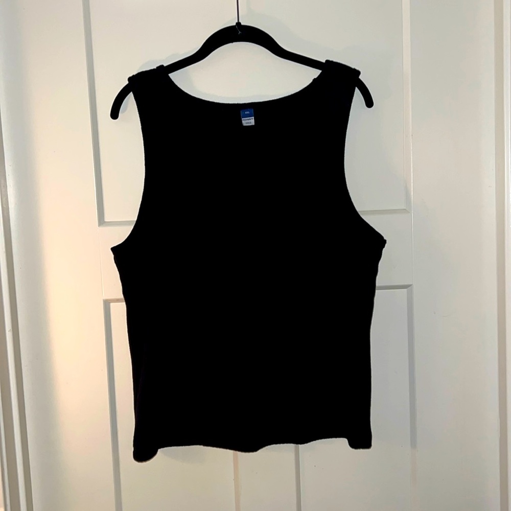 Rib-Knit V-Neck Tank Top
